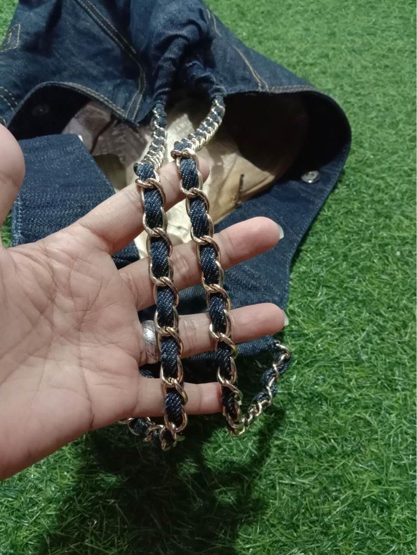Chanel denim hobo bag (Category: Luxury Bags & Wallets) located in Butuan. Submitted by natalday (Listing ID 1242764304, Image 2). Description: large size.
