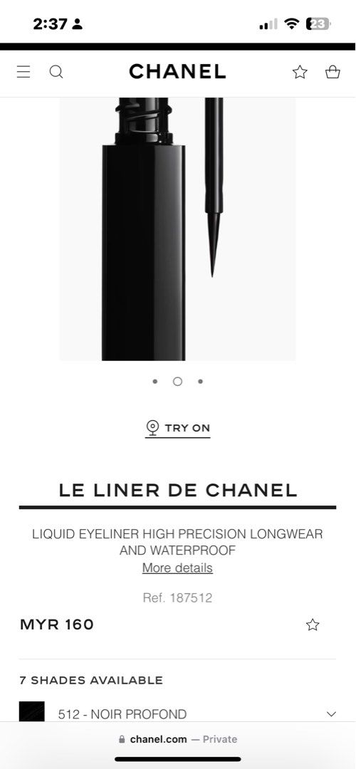 Chanel Le Liner Eyeliner, Beauty & Personal Care, Face, Makeup on Carousell