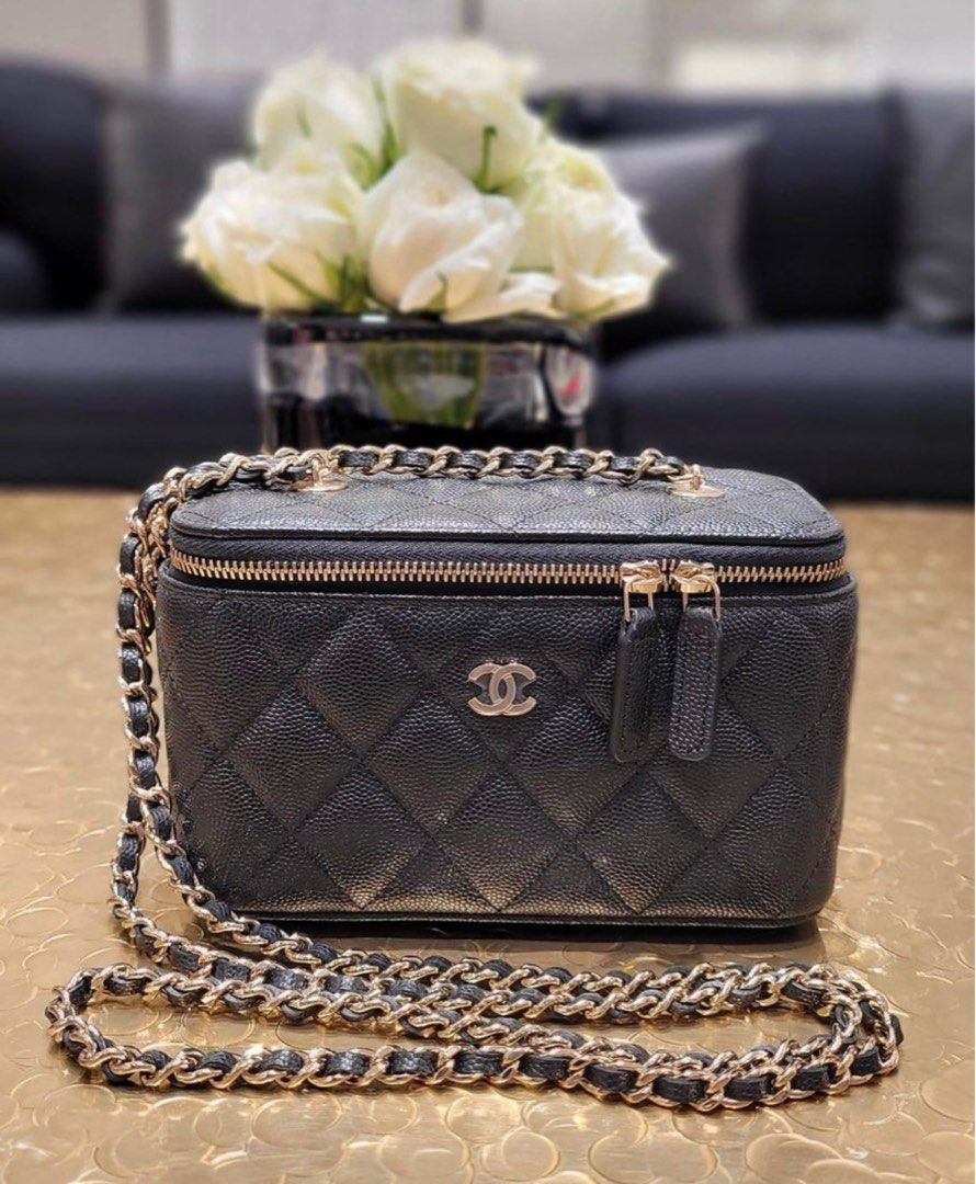 Chanel Vanity LGHW, Luxury, Bags & Wallets on Carousell
