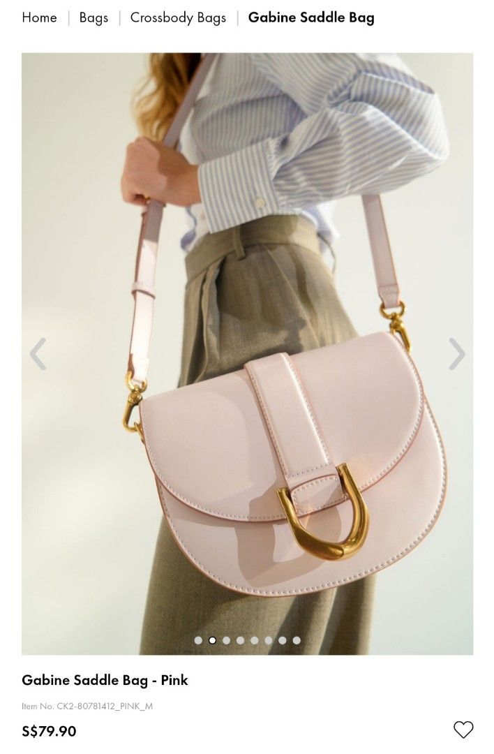 Charles keith saddle bag online