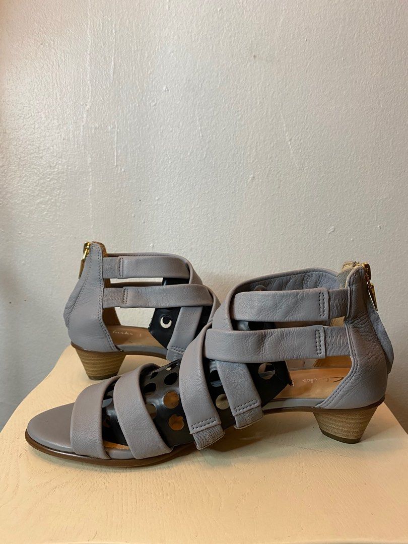 Clarks Lilac Strappy Heels