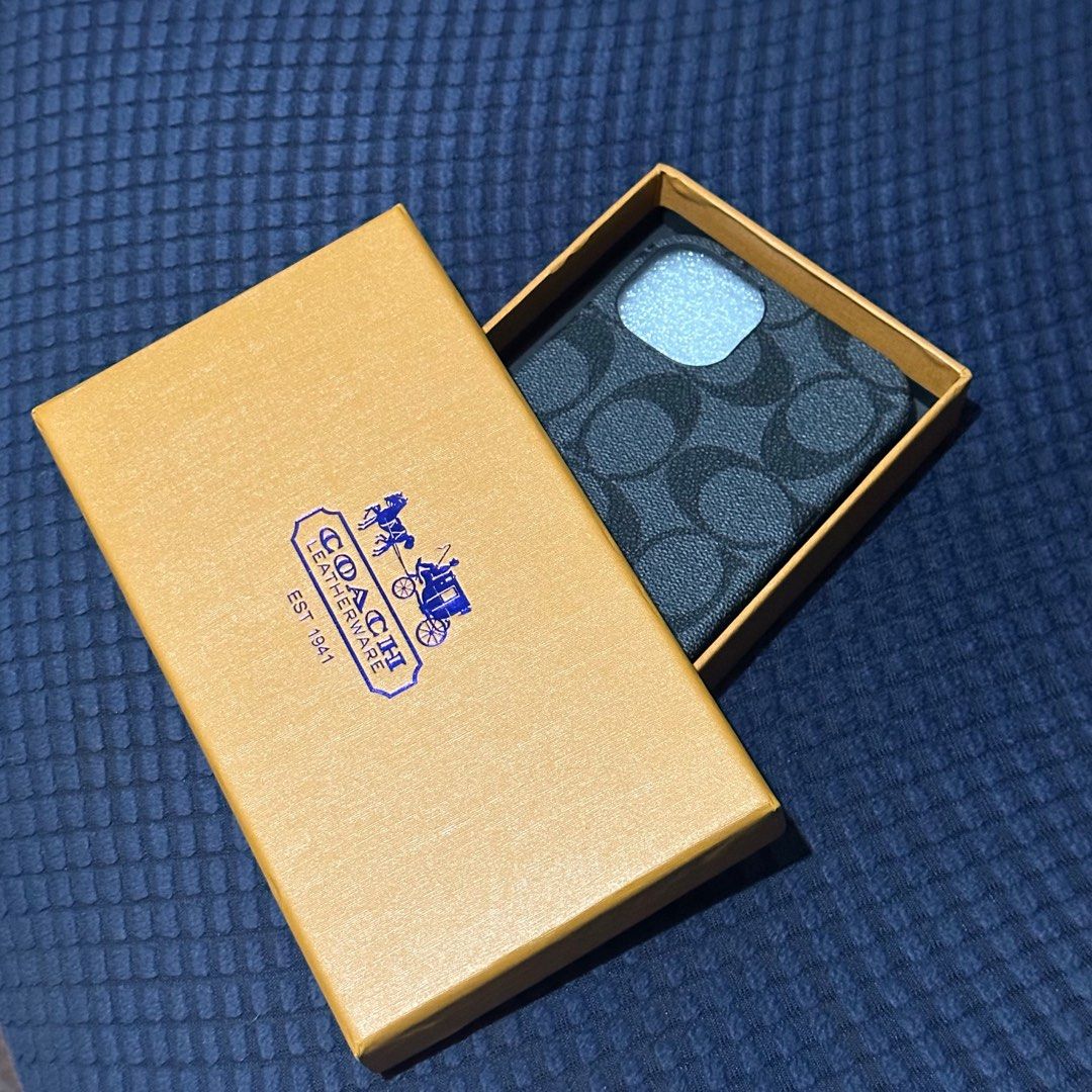 Coach Leather Case (iPhone 14 Plus) (Category: Cases & Sleeves) located in Quezon City. Submitted by shopsnazzy.mnl (Listing ID 1242754607, Image 1). Description: Coach Leather Case for iPhone 14 Plus High quality leather Can provide detailed pictures ⚠️ Premium Copy only ⚠️.