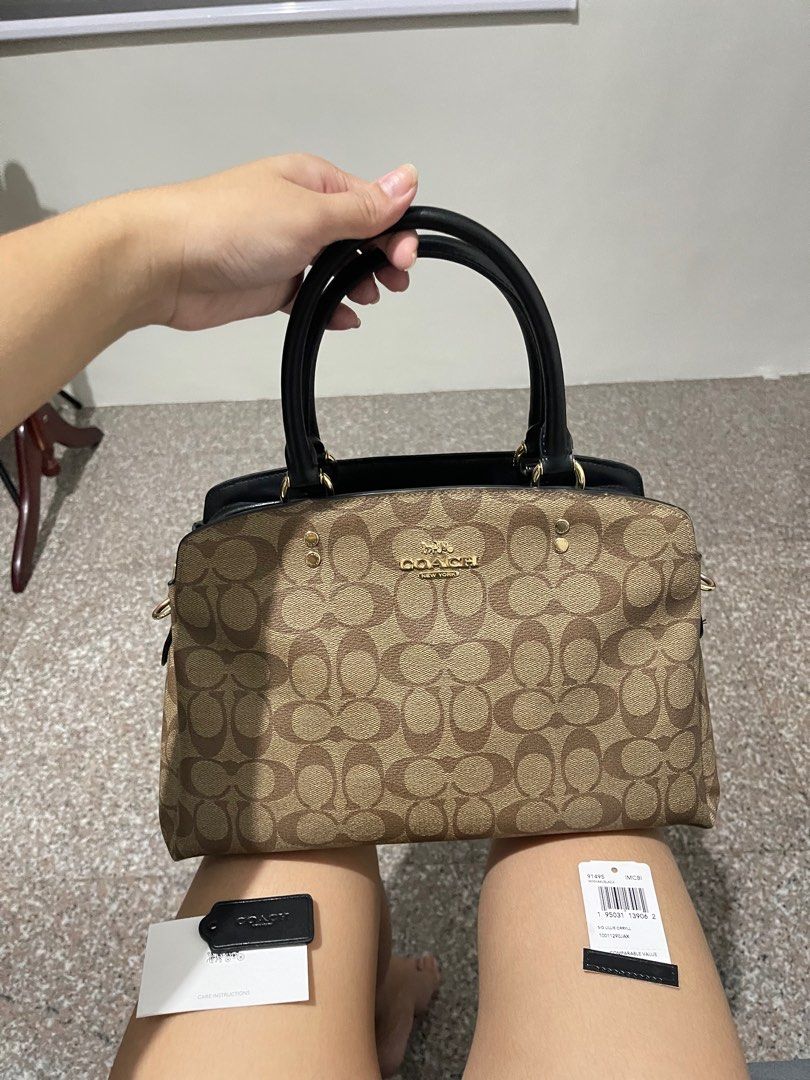 Coach lillie best sale carryall large