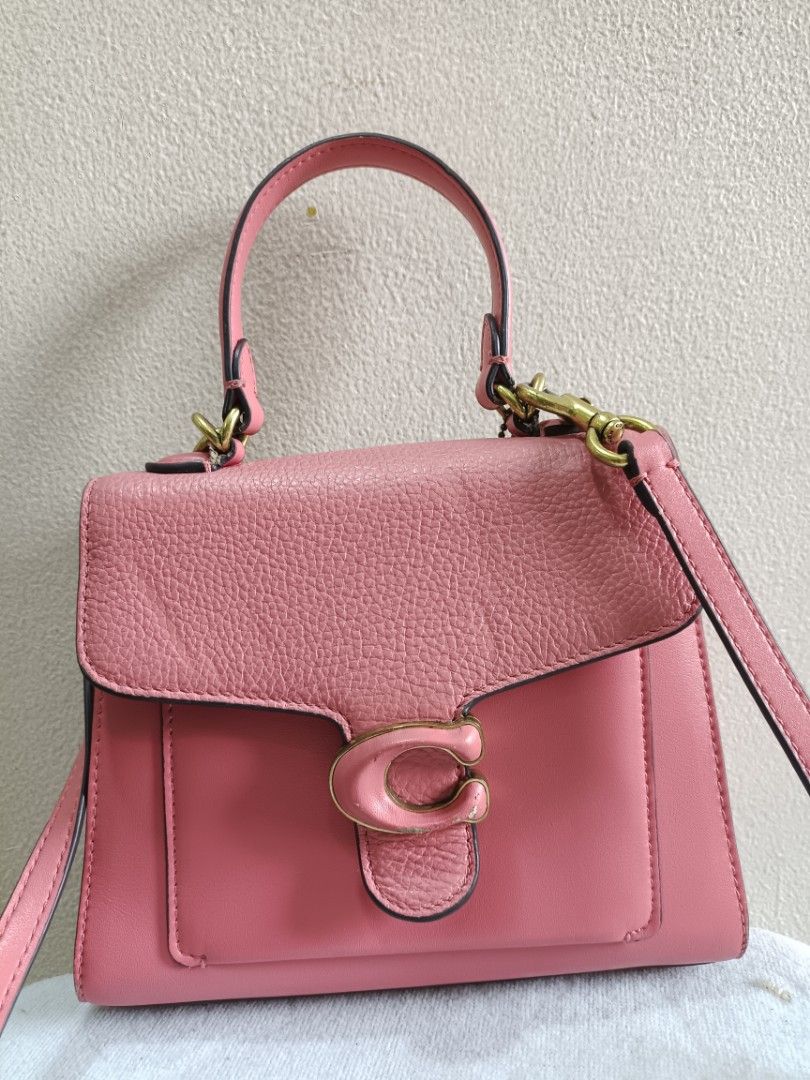 Coach tabby top handle, Barang Mewah, Tas & Dompet di Carousell
