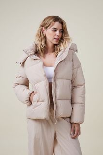 ESPRIT - Hooded Puffer Coat at our Online Shop