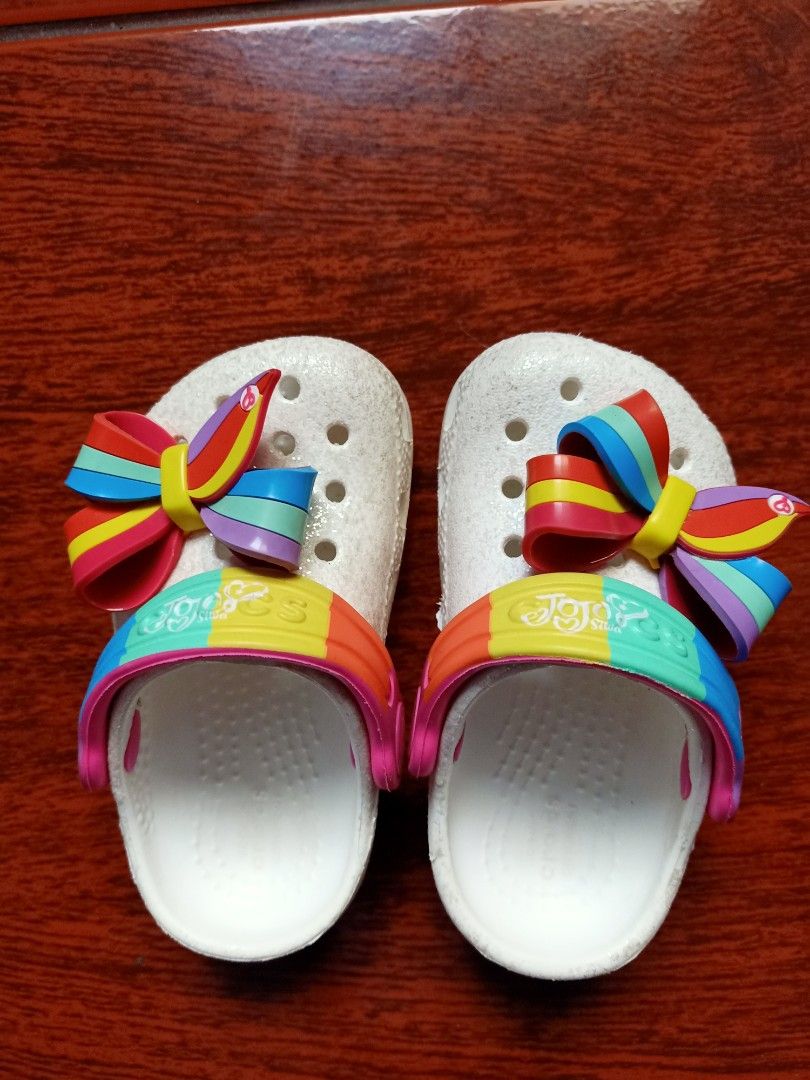 Crocs jojo siwa edition, Babies & Kids, Babies & Kids Fashion on