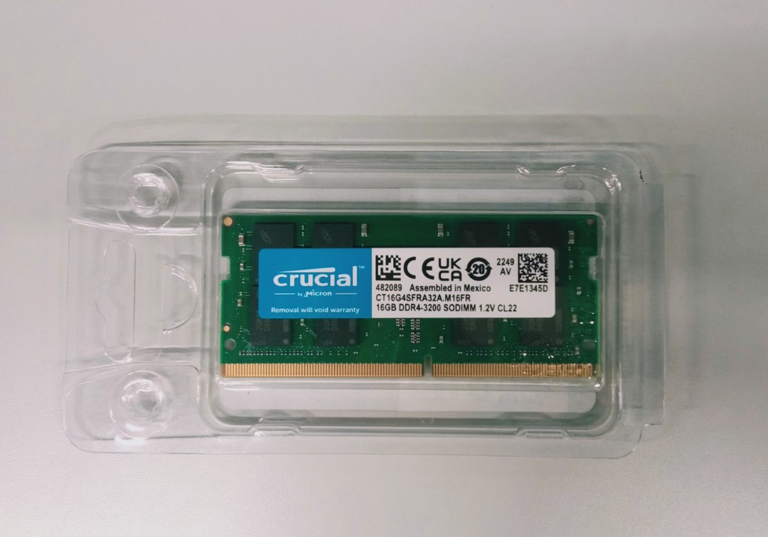 (16GB) Crucial CT16G4SFRA32A.M16FR DDR4 3200MHz Laptop