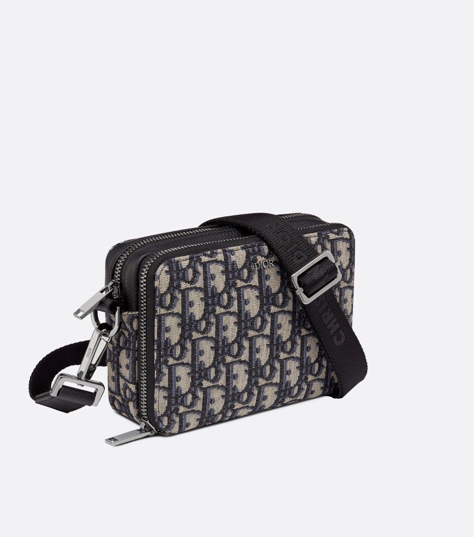 Dior Oblique Pouch with strap Men s Fashion Bags Sling Bags on Carousell