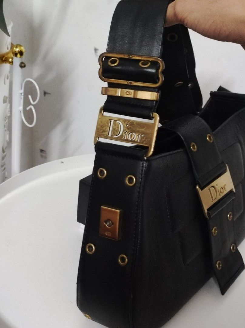 Columbus cloth handbag Dior Black in Cloth - 32989717