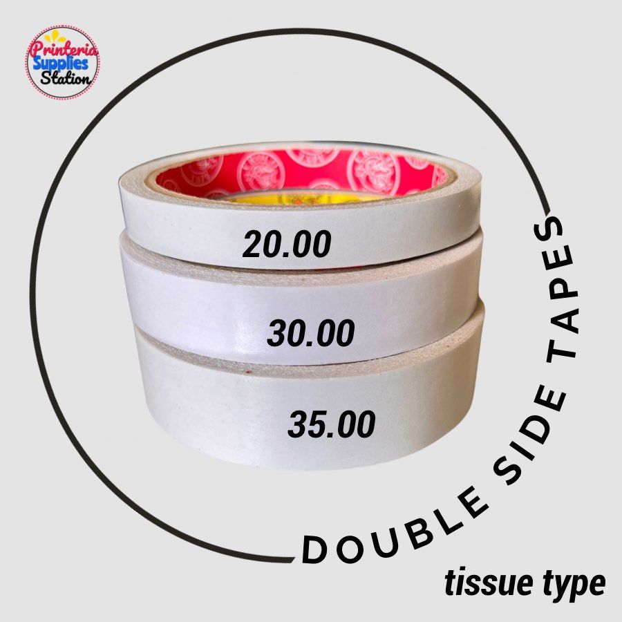 Double Sided Tape Tissue Type CROCODILE BRAND (Category: Craft Supplies & Tools) located in Quezon City. Submitted by printeriaph (Listing ID 1242843600, Image 1). Description: Double Sided Tape Tissue Type CROCODILE BRAND 1” x 10m 3/4” x 10m 1/2” x 10m .