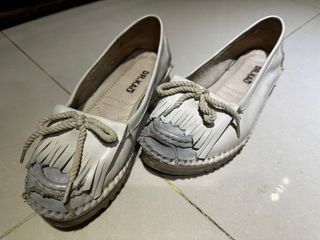 Dr.Kao 漸染 淺藍 牛皮厚底鞋