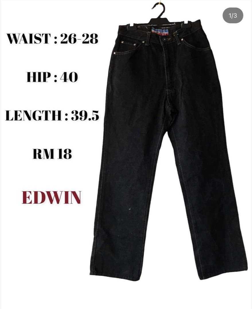 EDWIN JEANS, Women's Fashion, Bottoms, Jeans & Leggings on Carousell