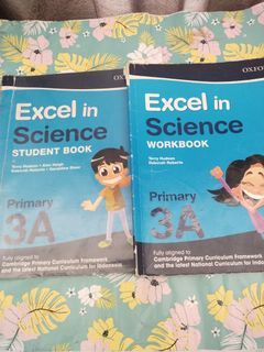 Excel in Science 3A workbook dan student book