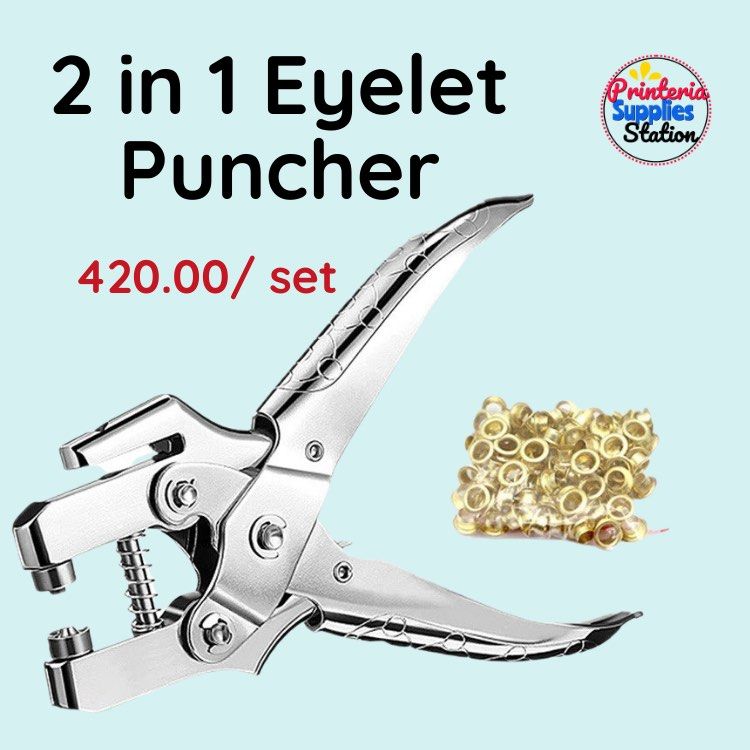 Eyelet Puncher 2in1 (Category: Craft Supplies & Tools) located in Quezon City. Submitted by printeriaph (Listing ID 1242846830, Image 1). Description: 2in1 Puncher.