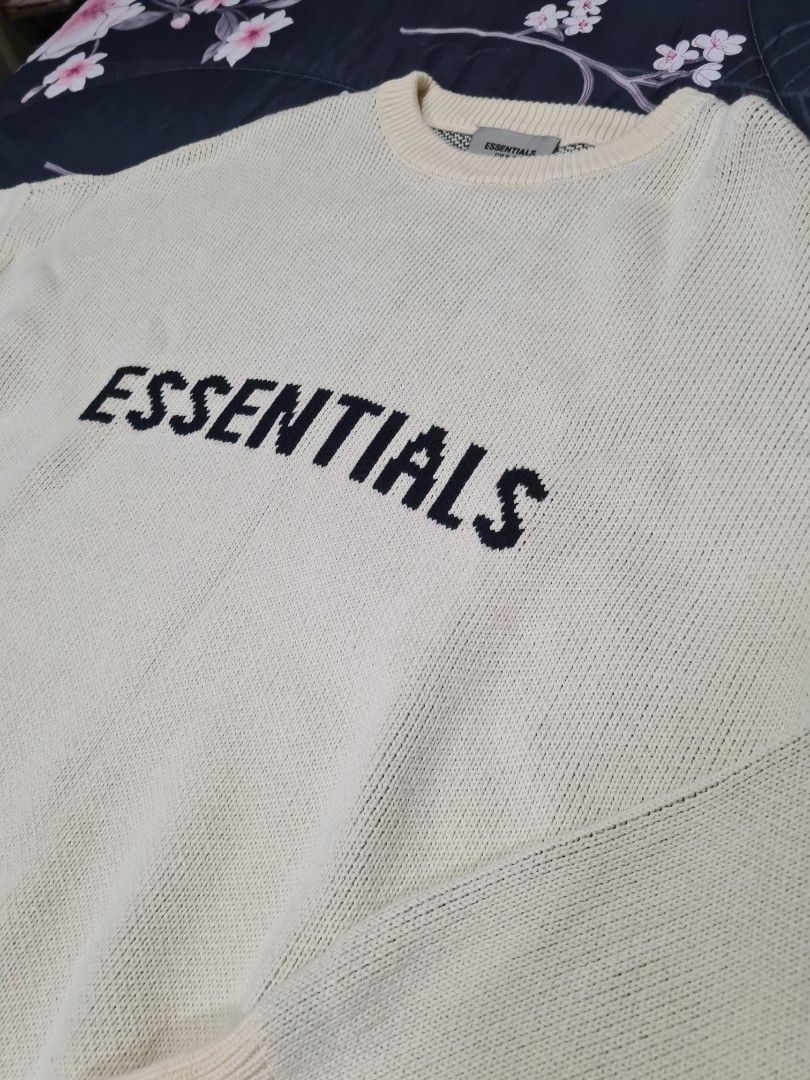 Fear of God Essentials Knit Sweater ButterCream