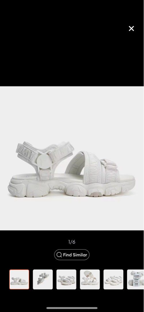 White athletic sandals store