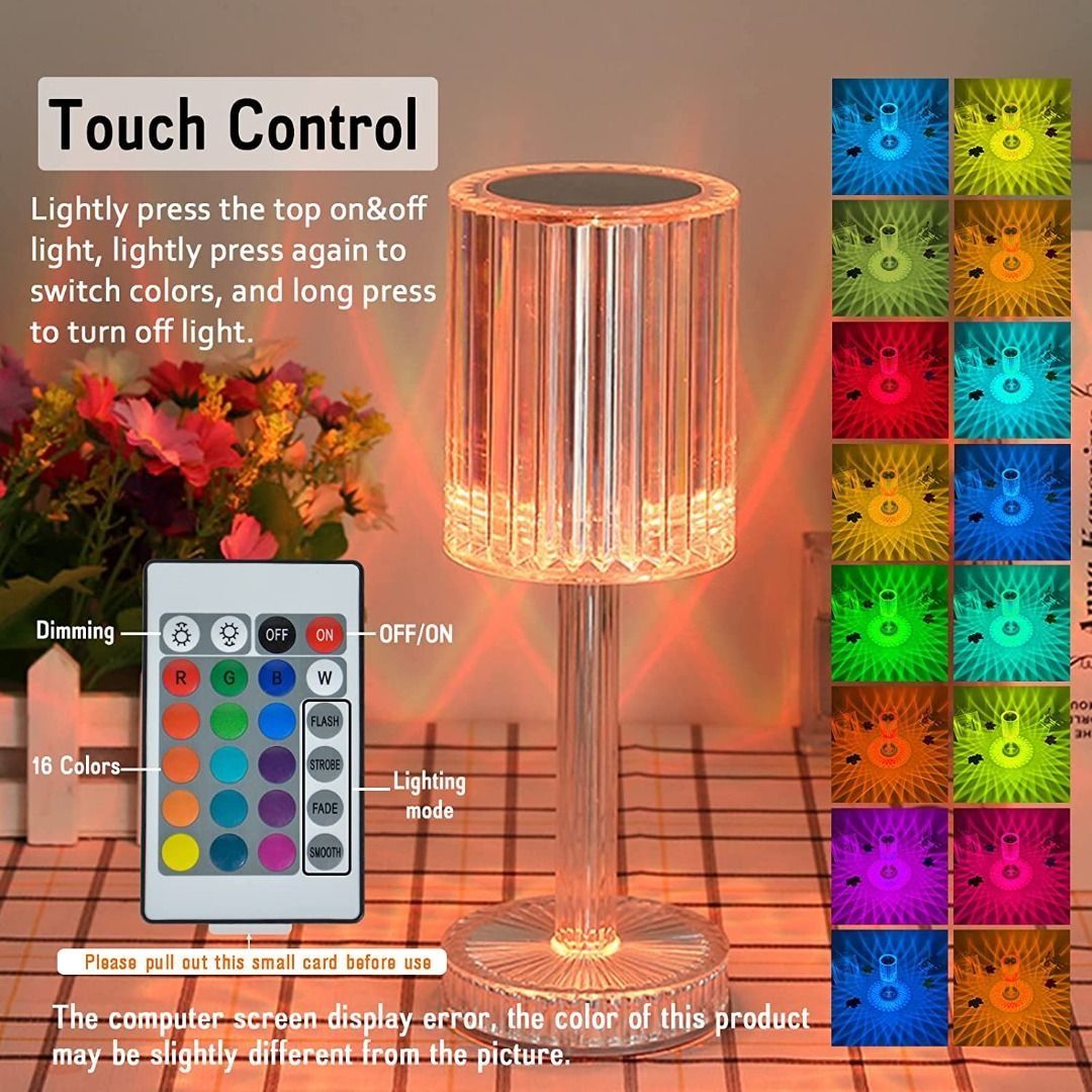 Girls deals touch lamp
