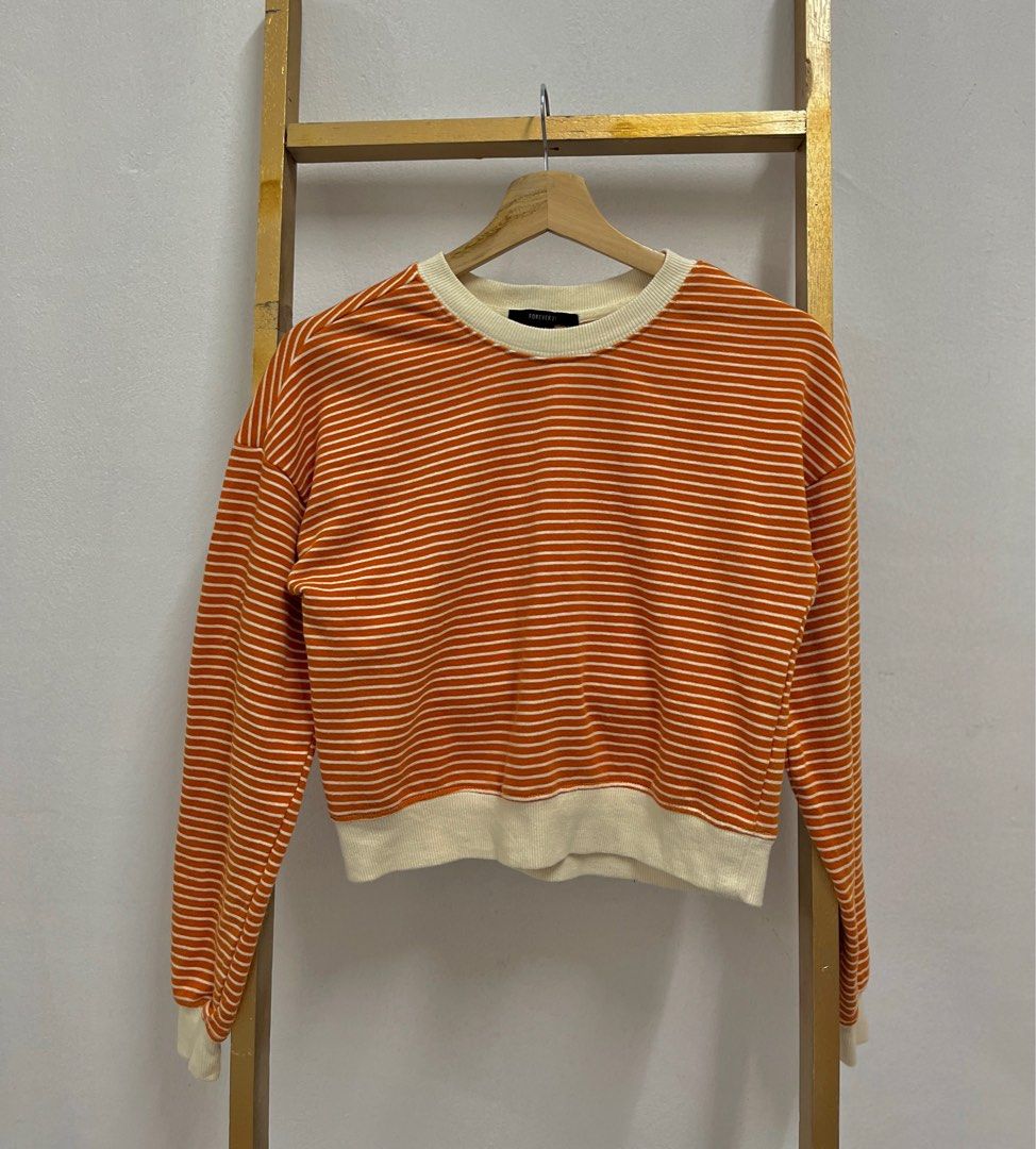 Orange sweater deals forever 21