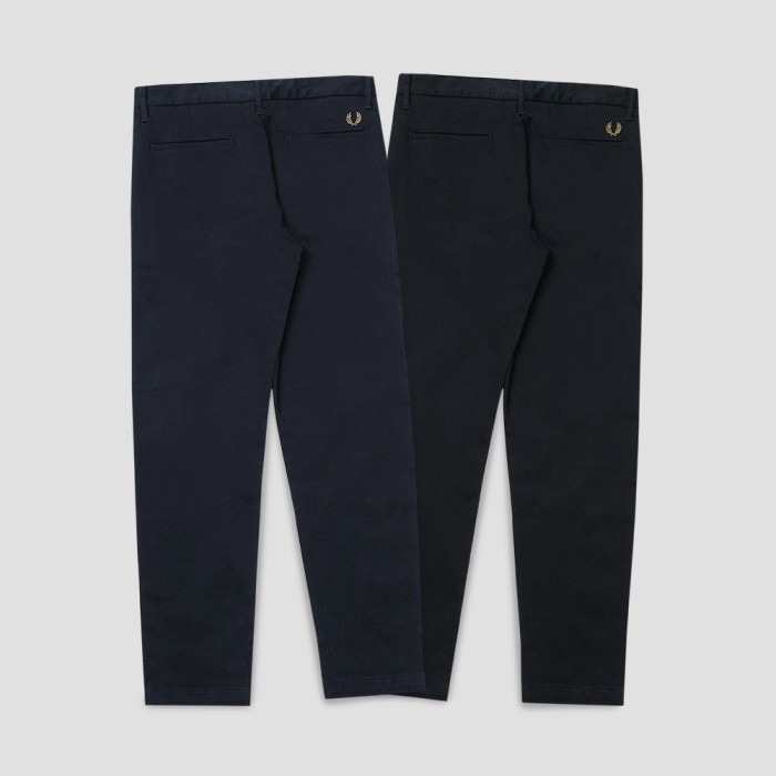 Fred Perry Classic Trousers Original Authentic 100% FP Celana Panjang Bahan  Chino FPR Brand New Long Pants LP