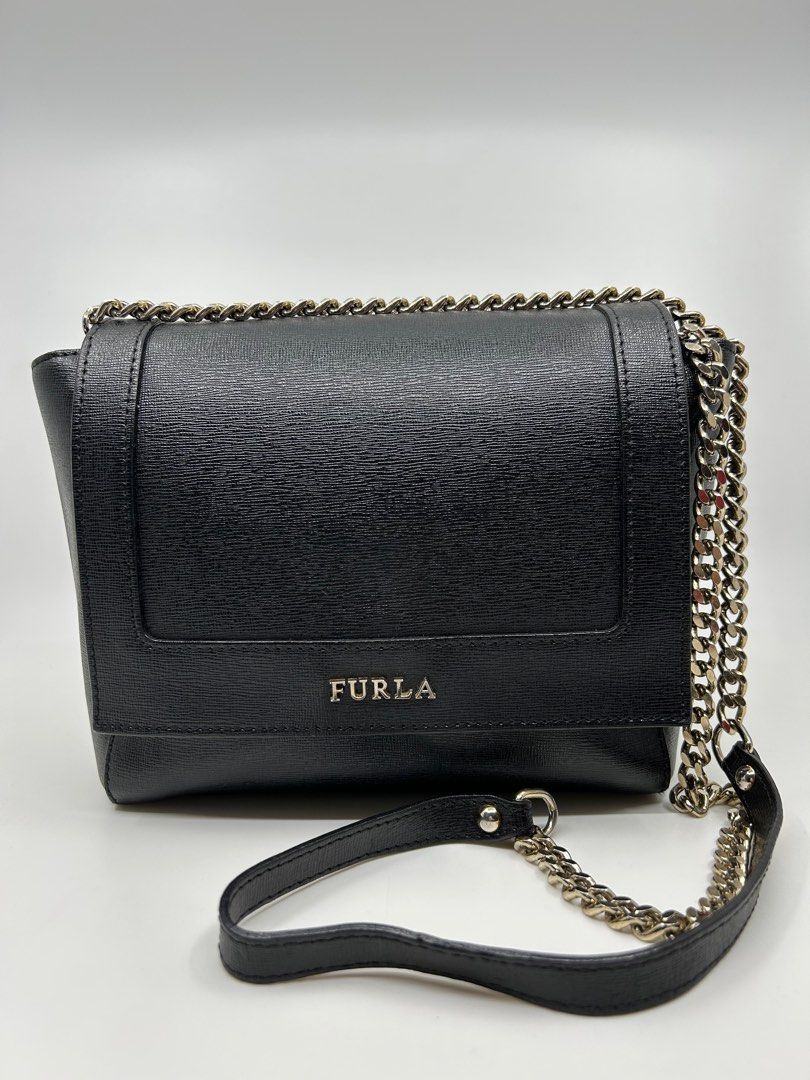 Furla Sling Bag Saffiano Leather Women s Fashion Bags Wallets Cross body Bags on Carousell