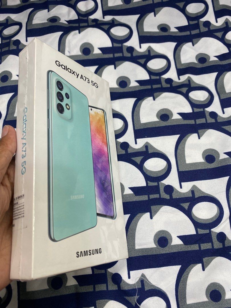 Galaxy A73 5g 128gb ‘ 8g ram (Category: Samsung) located in San Juan City. Submitted by tanexsulla42 (Listing ID 1242833543, Image 2). Description: We accept trade in Credit card / Home Credit Shipping Meet ups / Delivery Fb page: Jenny Telecom.