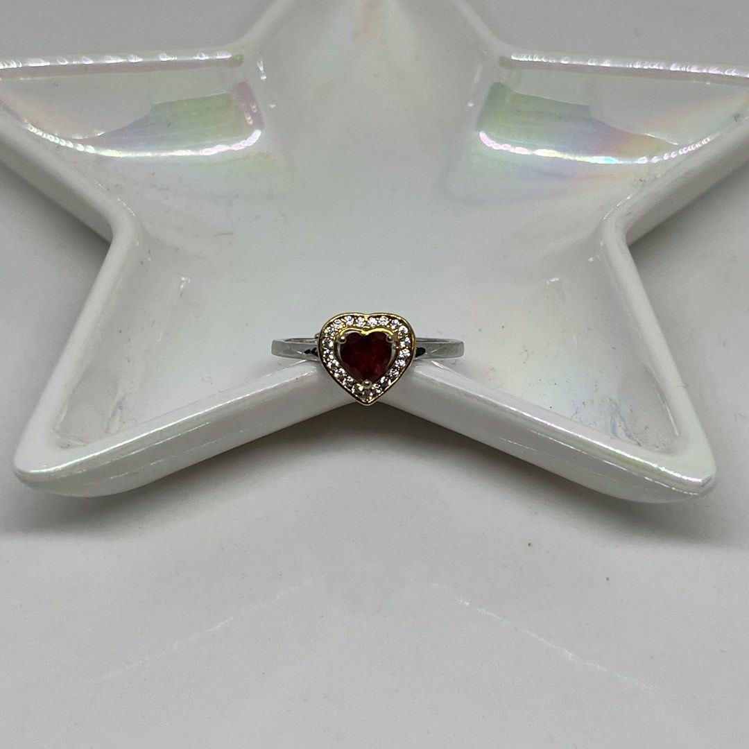 Garnet hotsell heart ring