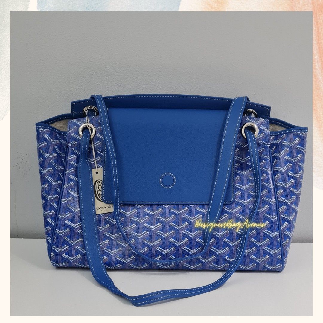 GOYARD BLUE TOTE BAG, Luxury, Bags & Wallets on Carousell