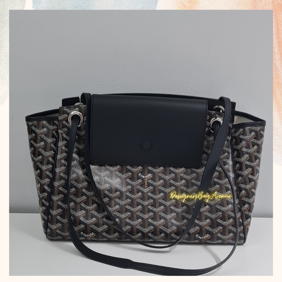 Goyard Sac Rouette PM Shoulder Bag Noir, Luxury, Bags & Wallets on