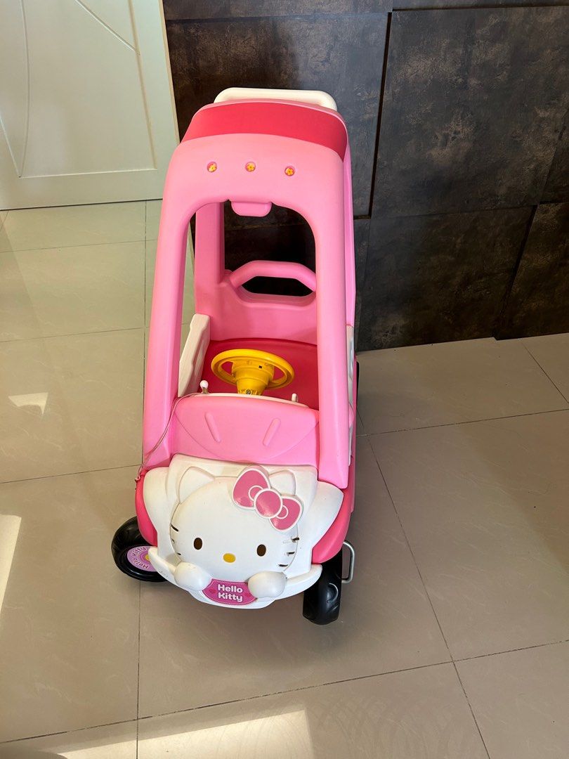 Hello Kitty Cozy Coupe Car Kids Ride on Car from Korea