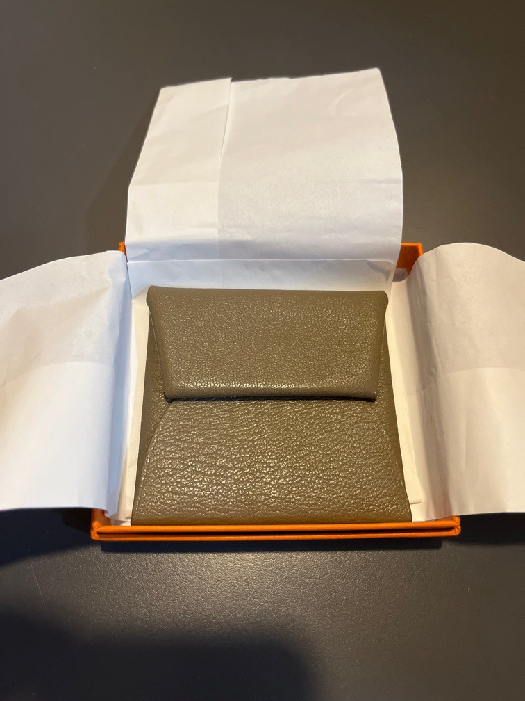 HERMES Chèvre Mysore Karo GM Etoupe 67333