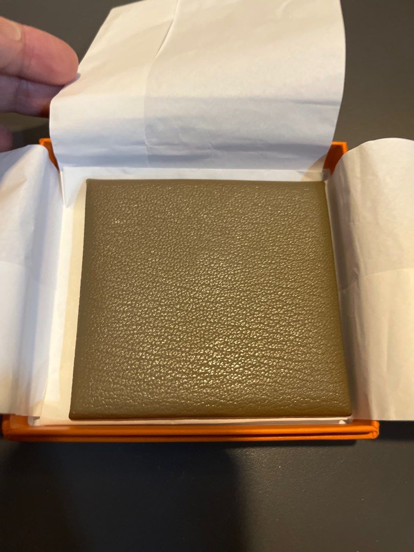 HERMES Chèvre Mysore Karo GM Etoupe 67333