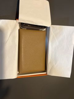 Hermes Calvi cardholder _Chai