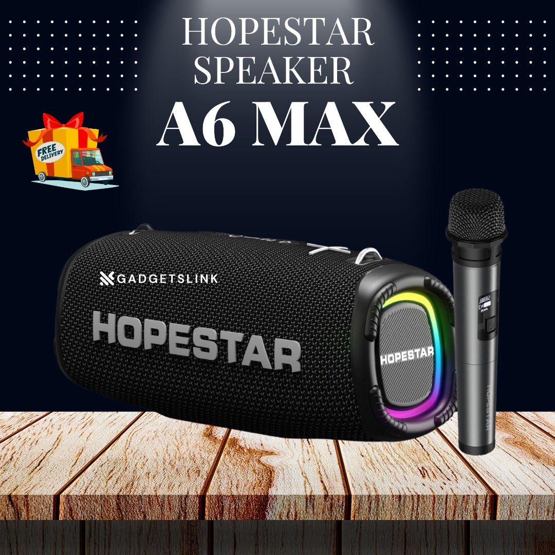 HOT HOPESTAR A6 MAX SPEAKER WIRELESS BLUETOOTH BASS