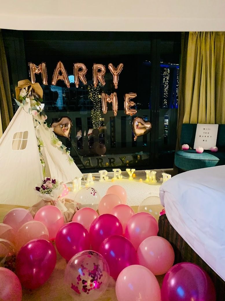 Hotel anniversary set up, special event moments, Set up with