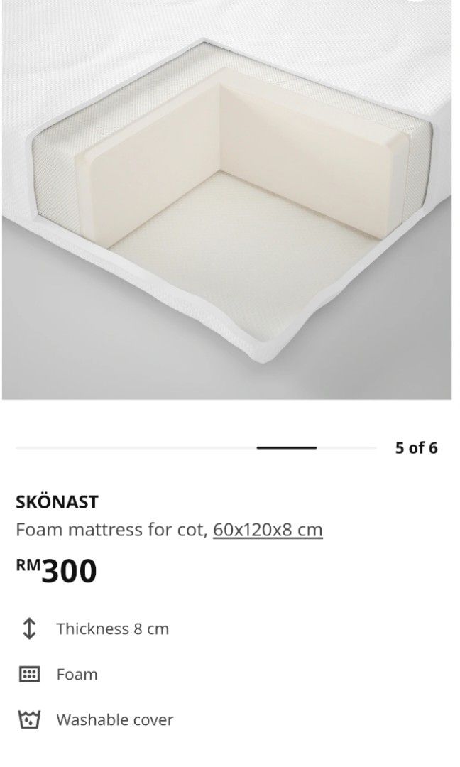 Baby cheap mattress ikea