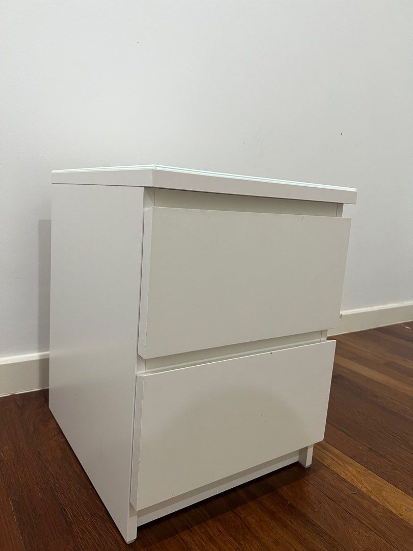 IKEA Bedside Table MALM, Furniture & Home Living, Furniture, Tables