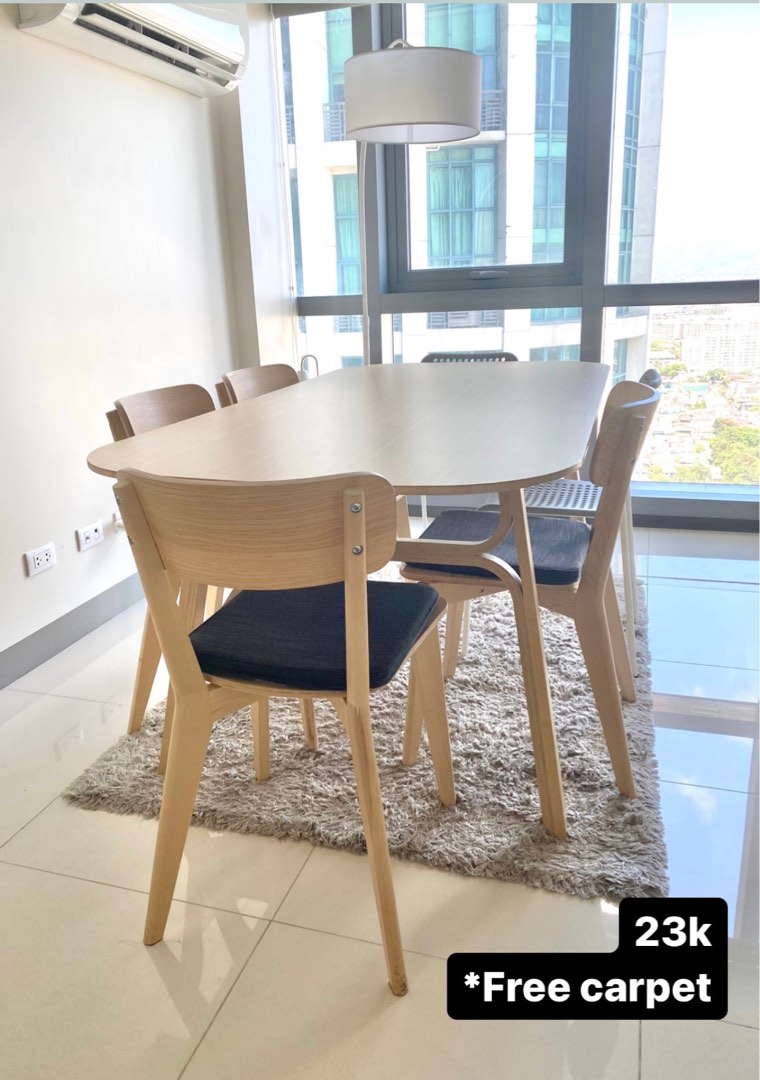 Ikea dining set for 4, Furniture & Home Living, Furniture, Tables