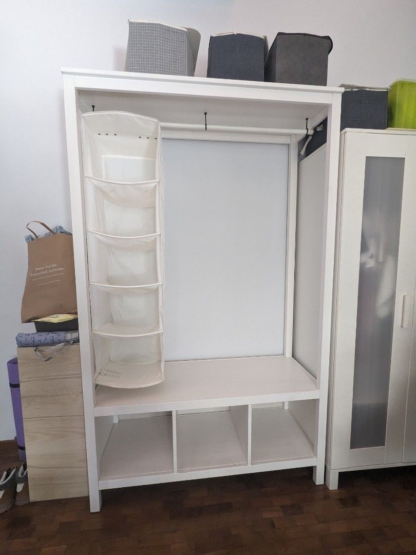 IKEA Open Wardrobe / Closet (Hemnes), Furniture & Home Living ...