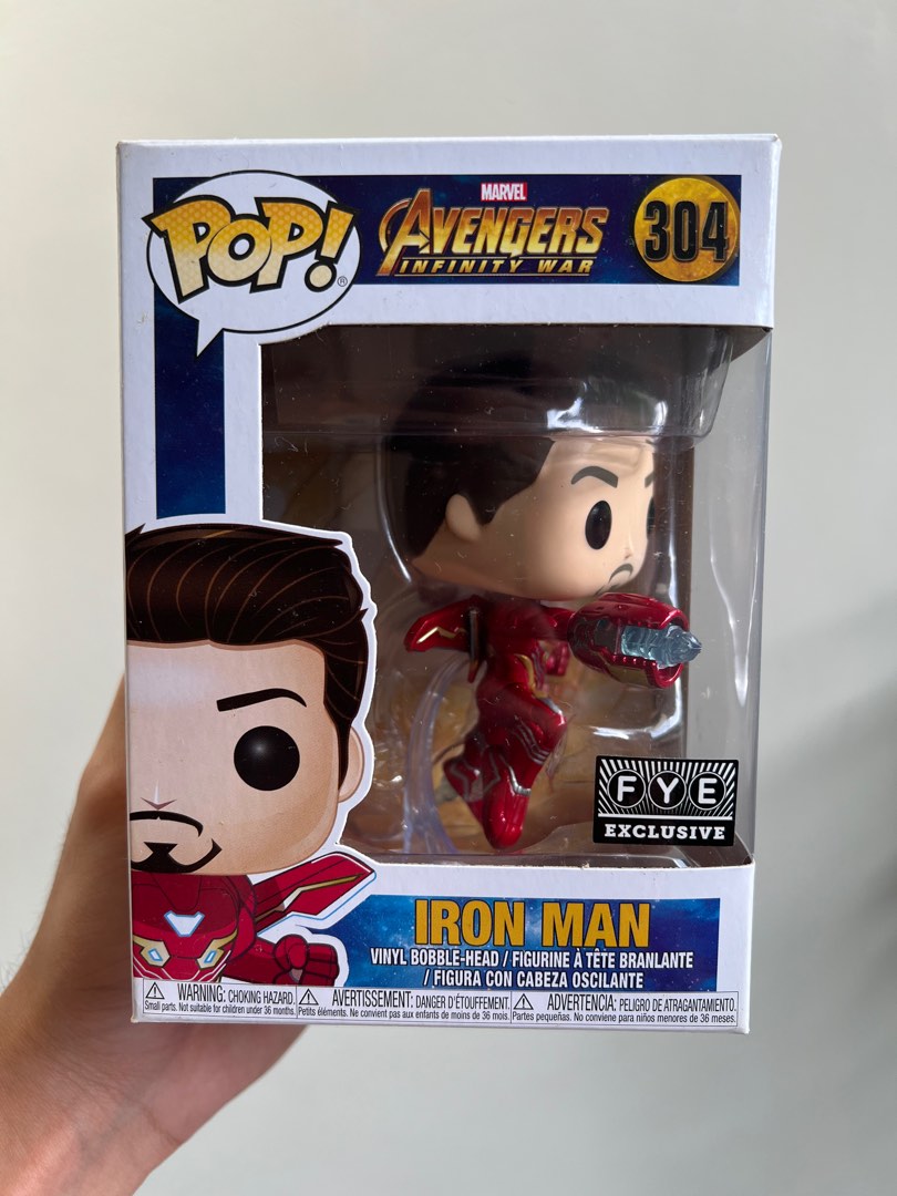 Iron man deals unmasked funko pop
