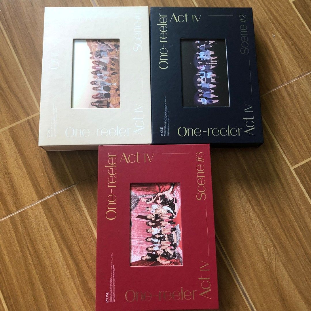 Izone One Reeler Act IV Albums (Scene #1, #2, #3), Hobbies & Toys
