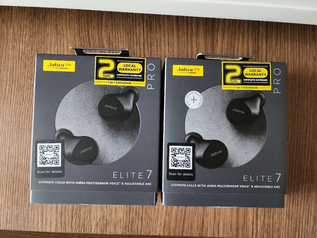 Jabra Elite 7 Pro Black, Audio, Earphones on Carousell