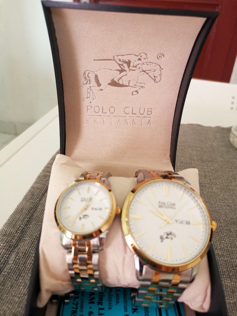 Jam tangan couple POLO CLUB BRITANNIA