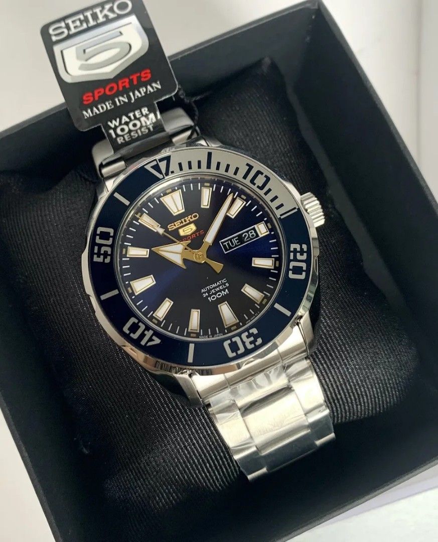 JAPAN MADE Seiko 5 Sports SRPC51 Men s Automatic Blue Dial