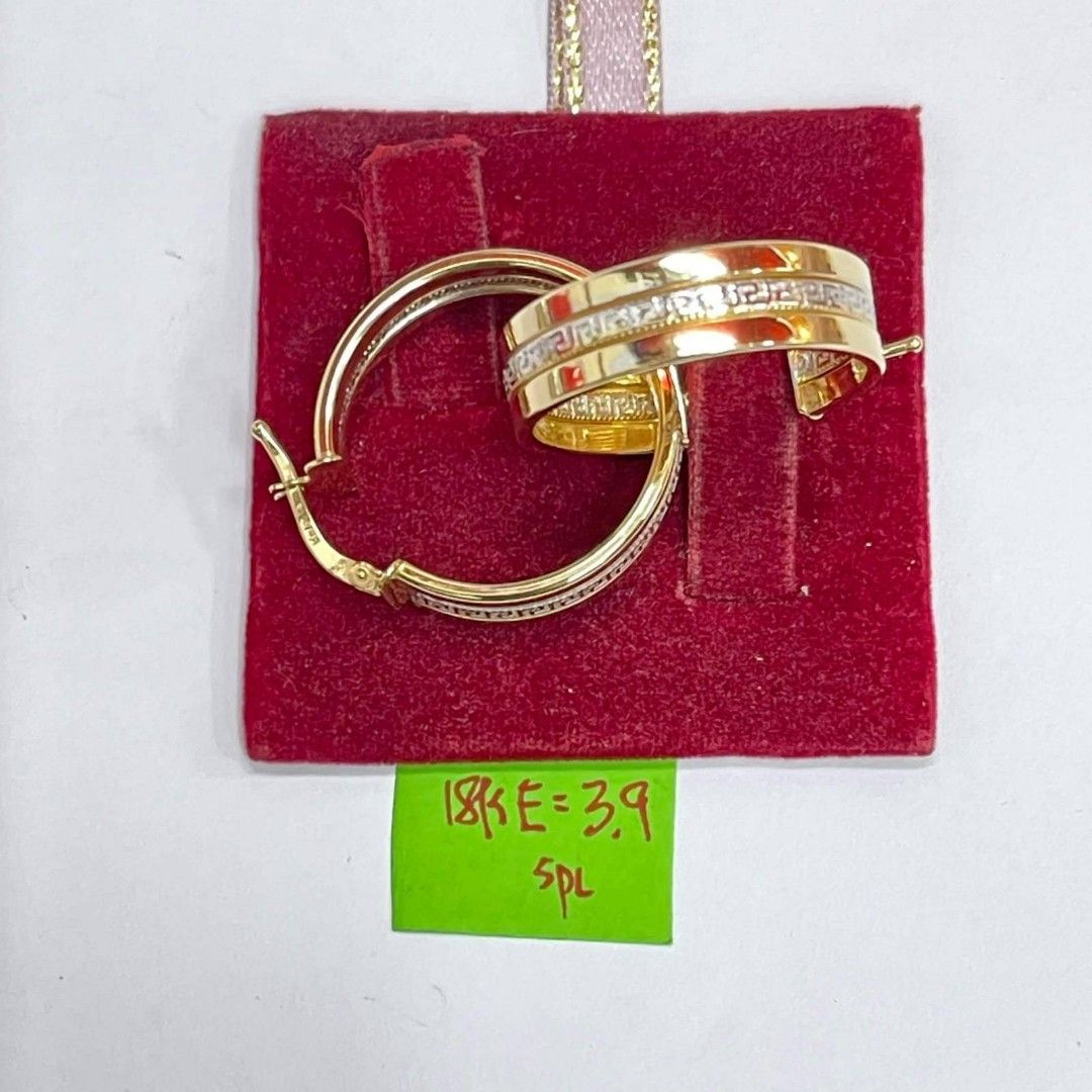 K18金 big LOOP デザインEARING 高級素材使用ブランド - tanjinkod.rs