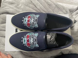 Kenzo K-Skate Slip On Sneakers Tiger (Navy Blue)