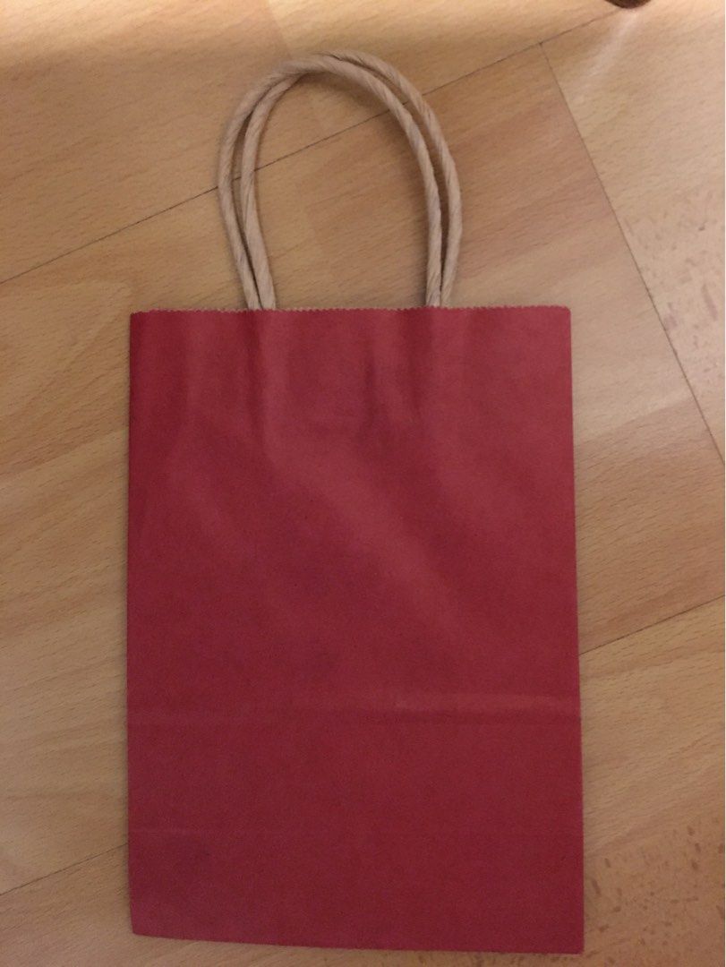 BRAND NEW Kraft paper bags w handles, Hobbies & Toys, Stationery