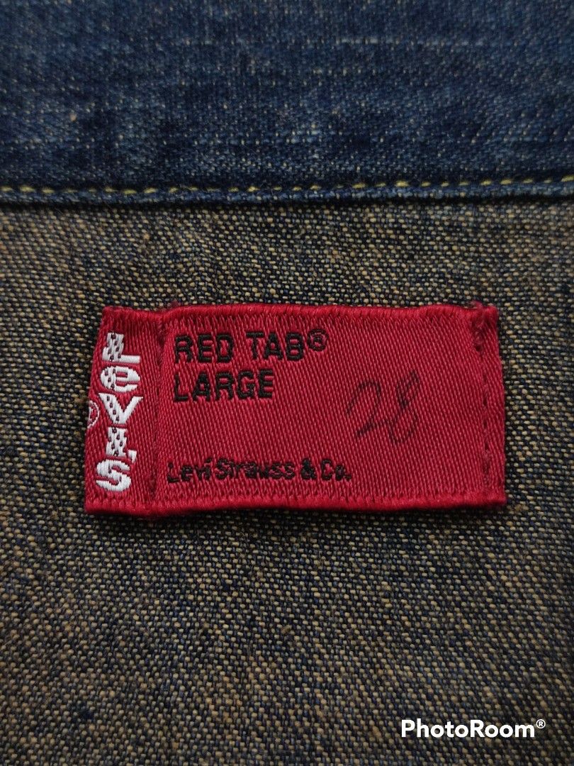 Levi's red tab on sale denim shirt