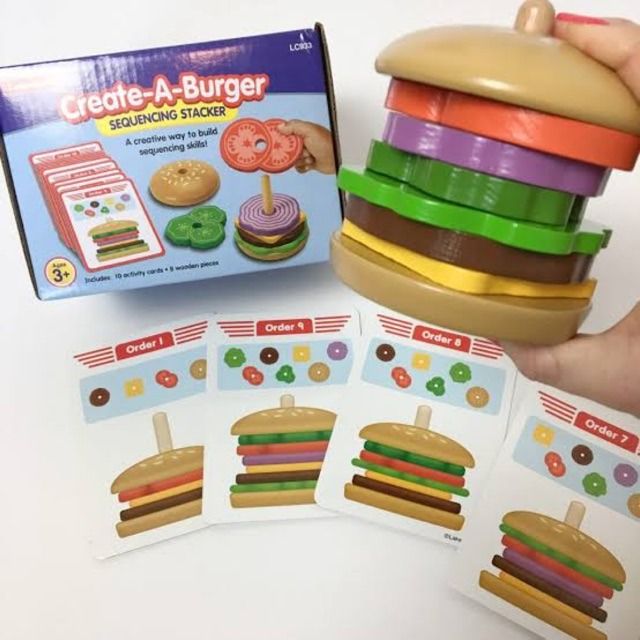Lakeshore Create A Burger Sequencing Stacker Hobbies Toys Toys