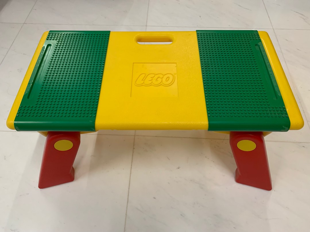 Lego Table Red Lego table, Hobbies & Toys, Toys & Games on Carousell