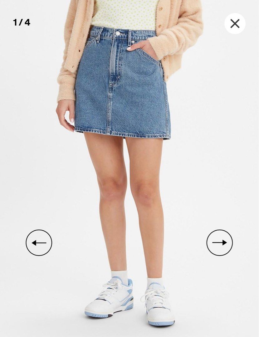 LEVI'S® WOMEN'S UTILITY MINI SKIRT, Women's Fashion, Bottoms